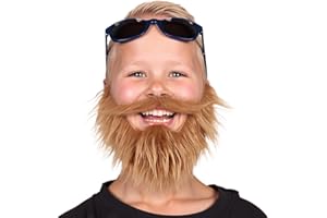Honcloud Realistic Fake Beard Easy to Wear Great for Outfits and Perfect for Halloween
