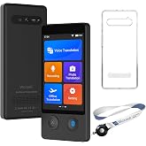 Wooask W12 Language Translator Device, 2026 Upgraded AI Translator No WiFi Needed Support ChatGPT, 140+ Languages Instant Translator Support Offline/Recording/Photo Translation for Travel Business