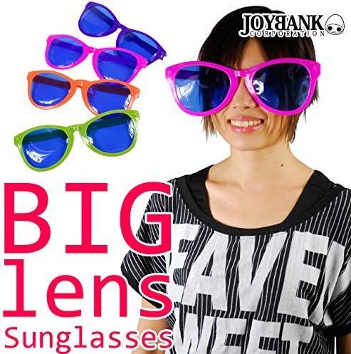 Amazon Co Jp Bigサイズパーティサングラス ビッグレンズ ジョーク ユニークメガネ おもしろ フリー グリーン 服 ファッション小物