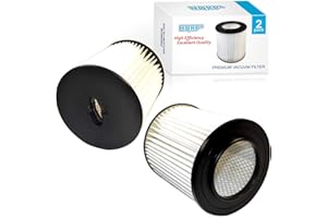 HQRP 2-pack 7" Filter for Titan TCS 5525 TCS-5525 H-P Central Vacuum Systems, 8106-01 Replacement