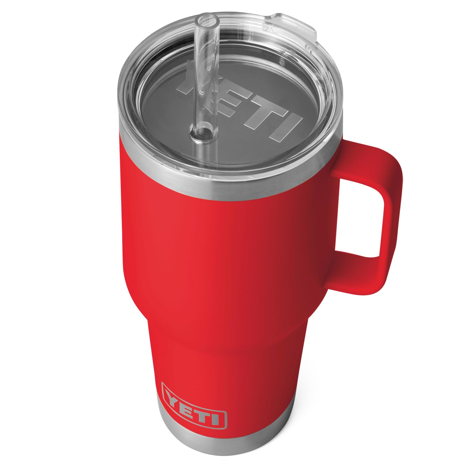 YETI Rambler Straw Mug, Stainless Steel Vacuum Insulated Mug with Stronghold Lid, Rescue Red, 35 oz (1 l) — image 1
