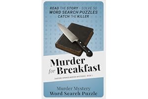 Murder for Breakfast: A Cozy Murder Mystery Word Search Puzzle Book – Read the Story, Solve 50 Puzzles, and Catch the Killer 