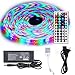 LED Strip Lights 32.8ft/10M SMD3528 Waterproof Multicolor Flexible RGB Strip Kit 600leds Color Changing+44Key IR Remote+24V 3A Power Supply