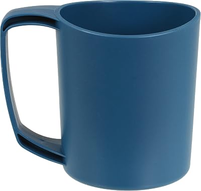 Lifeventure Ellipse Reusable Mug Navy Blue Camping Travel 75g