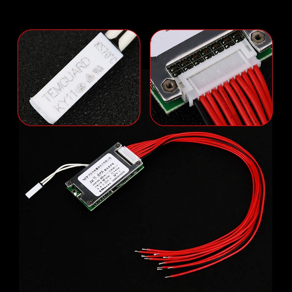 18650 Batterie Bms 7S 30A 24V - Protezione Batteria Cella BMS - Foto 7