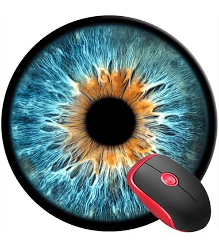 thumbnail image 2 of Glasses On The Book Round Mouse Pad Gaming Mousepad Non-Slip Rubber Base Mouse Pads With Stitched Edges Mouse Mat For Computers Laptop Office Decor 7.8 X 7.8 In 2 of 11