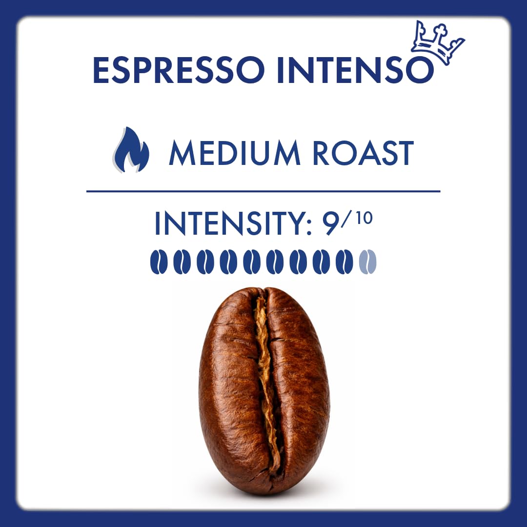Caffè Borbone Kaffeebohnen - Espresso Intenso - Authentischer neapolitanischer Espresso - Intensität 9/10 - Reiche und lebendige Mischung mit Noten von dunkler Schokolade - 1kg Packung 7