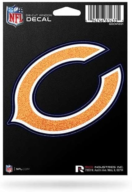 Chicago bears window decal Clearance