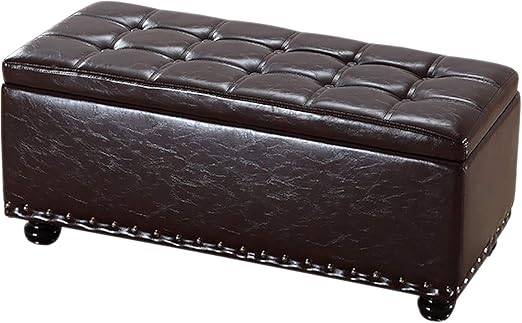 AQAWAS Otomana Almacenaje, De MúLtiples Fines Cuero SintéTico Baul