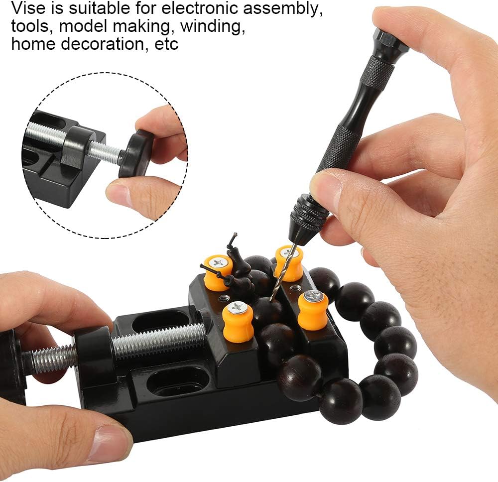 37pcs Pin Vise Hand Drill Set Include Pin Vise Hand Drill, 0.31.2mm