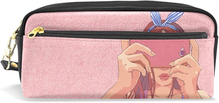 Amazon Nataxペンケース かわいい おしゃれ 大容量 化粧ポーチ ペンポーチ ペンバッグ 入学準備 新学期 文房具 プレゼント 多機能 小物収納 お祝い 高校生 筆箱イラストレーション 中学生 女子 ペンケース 文房具 オフィス用品
