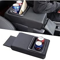 Multifunctional Car Armrest Organizer With Cup Holders & Phone Slot - Universal Fit