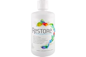RESTORE COMPLETE WELL-BEING BEGINS IN THE GUT Restore Gut-Brain Health | Dr. Formulated - Probiotic & Enzyme Alternative Liquid – for Digestive Health, Immune Support, Metabolism & Energy Boost | 2-Month Supply