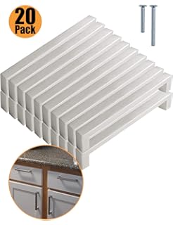 Pinlin 10 Pack Kitchen Cabinet Door Handles Stainless Steel