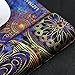 Cheliz Memory Foam Non Slip Mouse Pad Wrist Rest - Durable & Comfortable & Lightweight for Easy Typing & Pain Relief-Ergonomic Support(Blue Flower)
