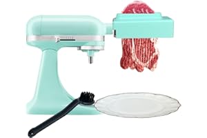 ABTER [Upgrade] Meat Tenderizer for All KitchenAid Household Stand Mixers- Mixers Accesssories Attachment [Blue]