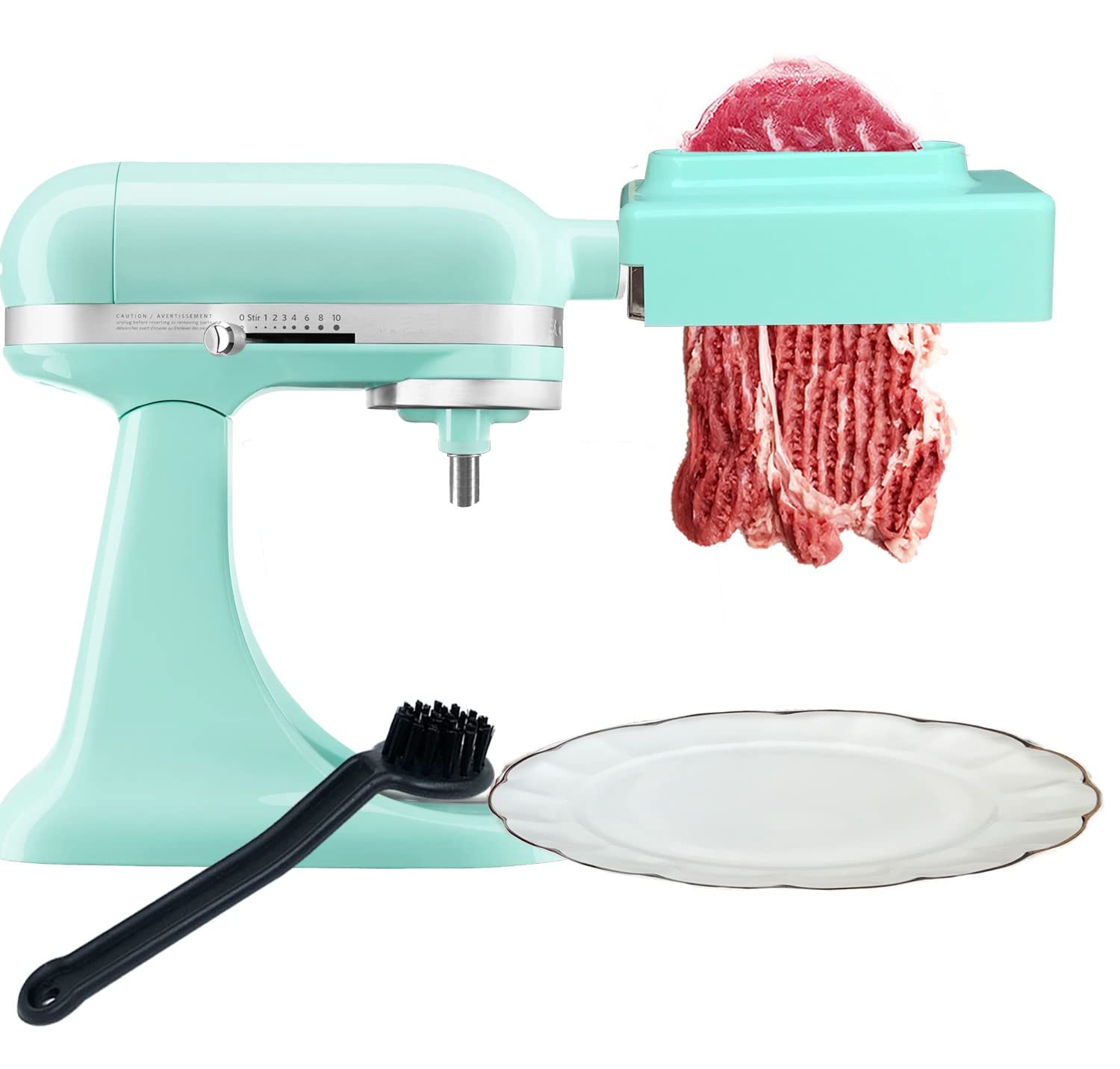 [Upgrade] Meat Tenderizer for All KitchenAid Household Stand Mixers- Mixers Accesssories Attachment [Blue]