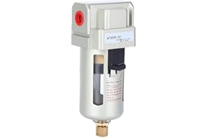 0.25in PC Air Oil Water Separator Filter Air Pressure Regulator 1500l Min 1.0mpa Replacement 0.25in Port for Air Line 0.05 to
