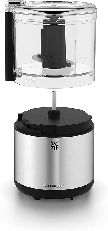 Kitchenminis - Chopper Picadora Mini, 65 W, Acero Inoxidable, Dos cuchillas con tecnología Perfect Cut, Recipiente de 0,3 litros de Tritan, con bloqueo especial de seguridad, libre de BPA