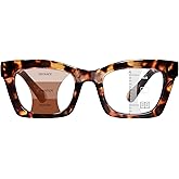 ZESAKER Progressive Reading Glasses for Women Oversized Spring Hinges Progressive Computer Readers Blue Light Blocking