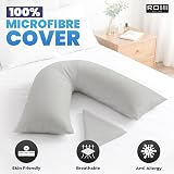 Rohi Orthopaedic V Pillow with Pillowcase Anti Allergy Neck Back Support 70x30 view 3