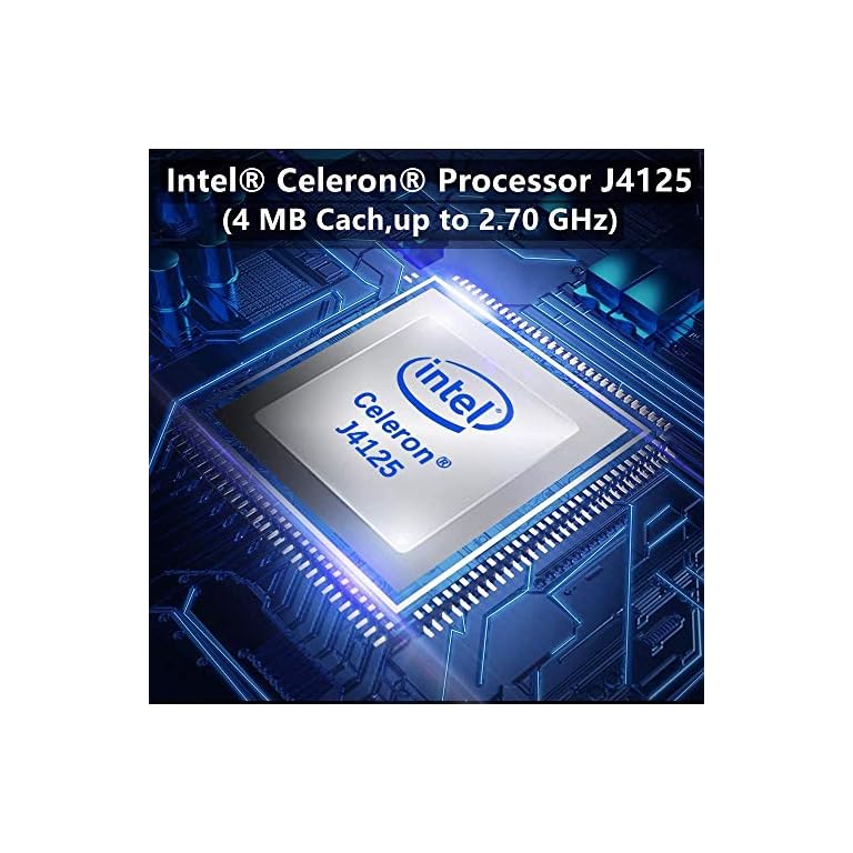 MINIS FORUM Mini PC, Intel Celeron Processor J4125 CPU de Cuatro