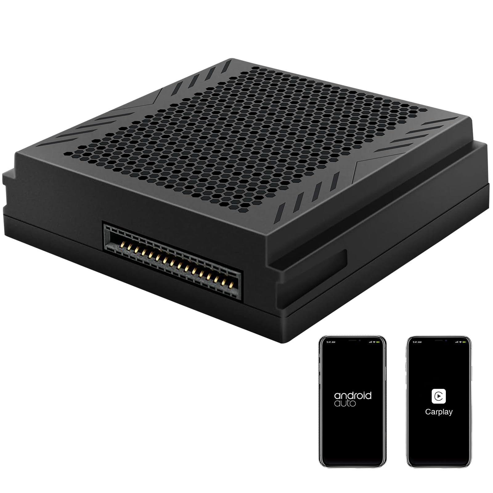 KAOLALI Carplay Wireless Adapter Compatible for Mercedes Benz A/B/C/E/CLA/GLK/ML/SLD with NTG 4.5 System, Wireless Carplay Adapter Fit for Apple CarPlay & Android Auto