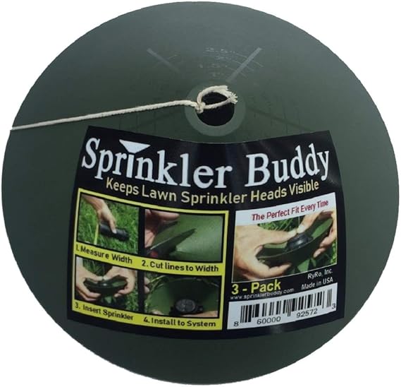 Sprinkler Buddy 3 Pack, Sprinkler Head Guard Donuts, See