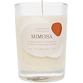 Rewined-Mimosa Scented Candles (6oz)- Notes of Champagne Effervescence and Freshly Squeezed Orange, Nontoxic Candles