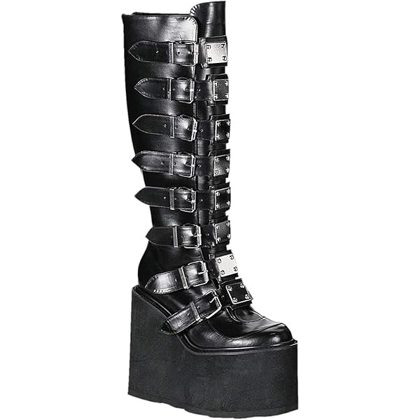 Amazon.com | Pleaser Women's Swing-815 Knee-High Boot,Black