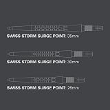 Target Darts Swiss Point Storm Points Surge 26mm Black 3 Pack view 2