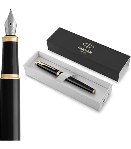 Amazon.com: PARKER Vector XL Fountain Pen | Metallic Black Lacquer
