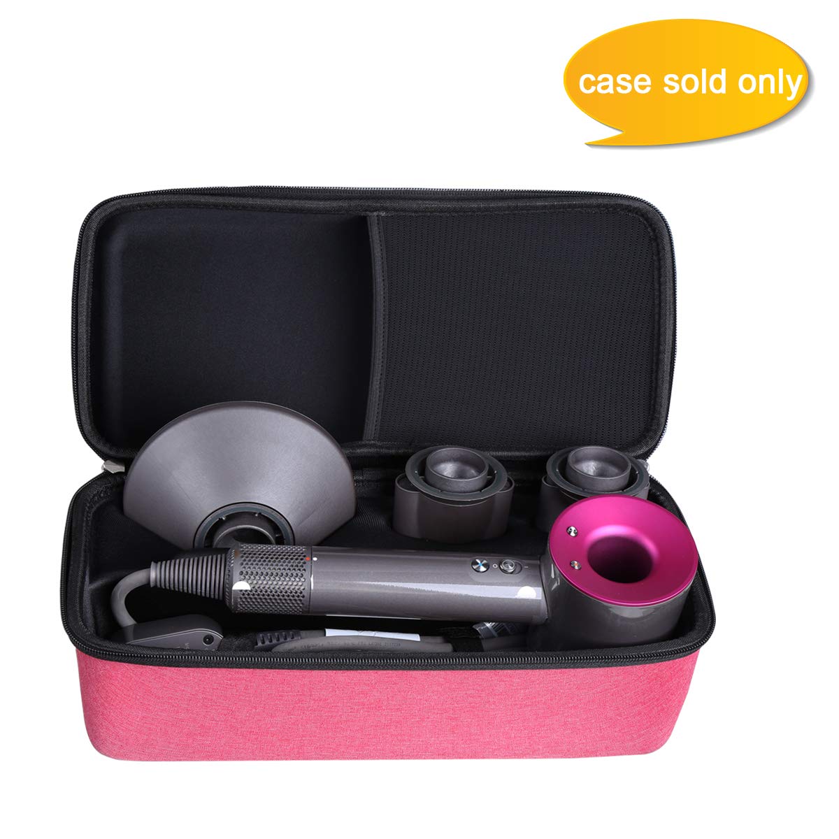 Aproca Hard Travel Storage Case Bag Fit Dyson Supersonic Hair Dryer Red