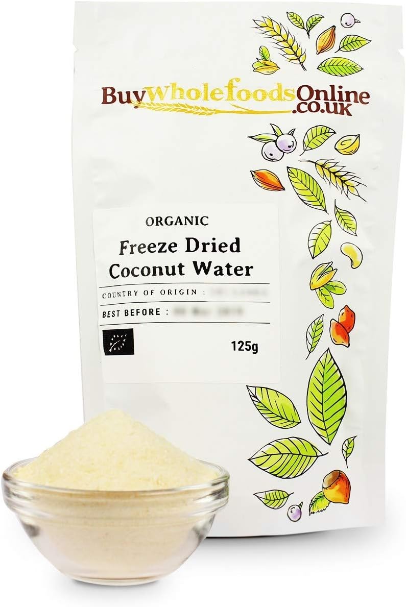 Organic Freeze Dried Coconut Water 125g Amazon.co.uk Grocery