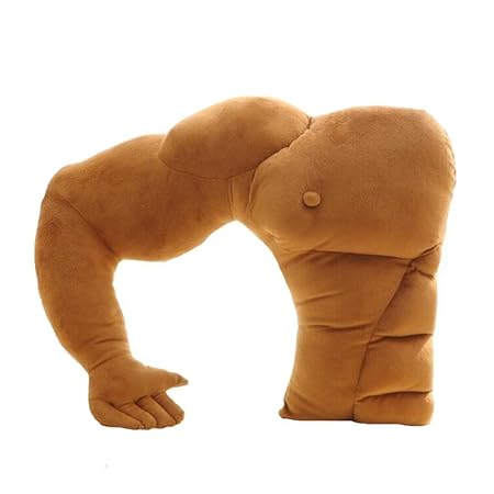 Missley Boyfriend Muscle Man Body Arm Plüsch Cotton Pillow Mode Arm Plüschtier für Mädchen Kinder
