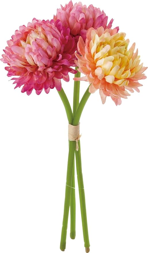 Amazon ポピー Popy 造花 アスターバンドル ピンク 全長23cm 花径6cm Fb 2510p 造花 オンライン通販