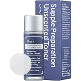 DearKlairs Supple Preparation Unscented Toner, Travel Size, 1.01 fl oz | Fragrance-free Korean toner with hyaluronic acid for sensitive skin; ideal for skin flooding &amp; layering. Vegan.