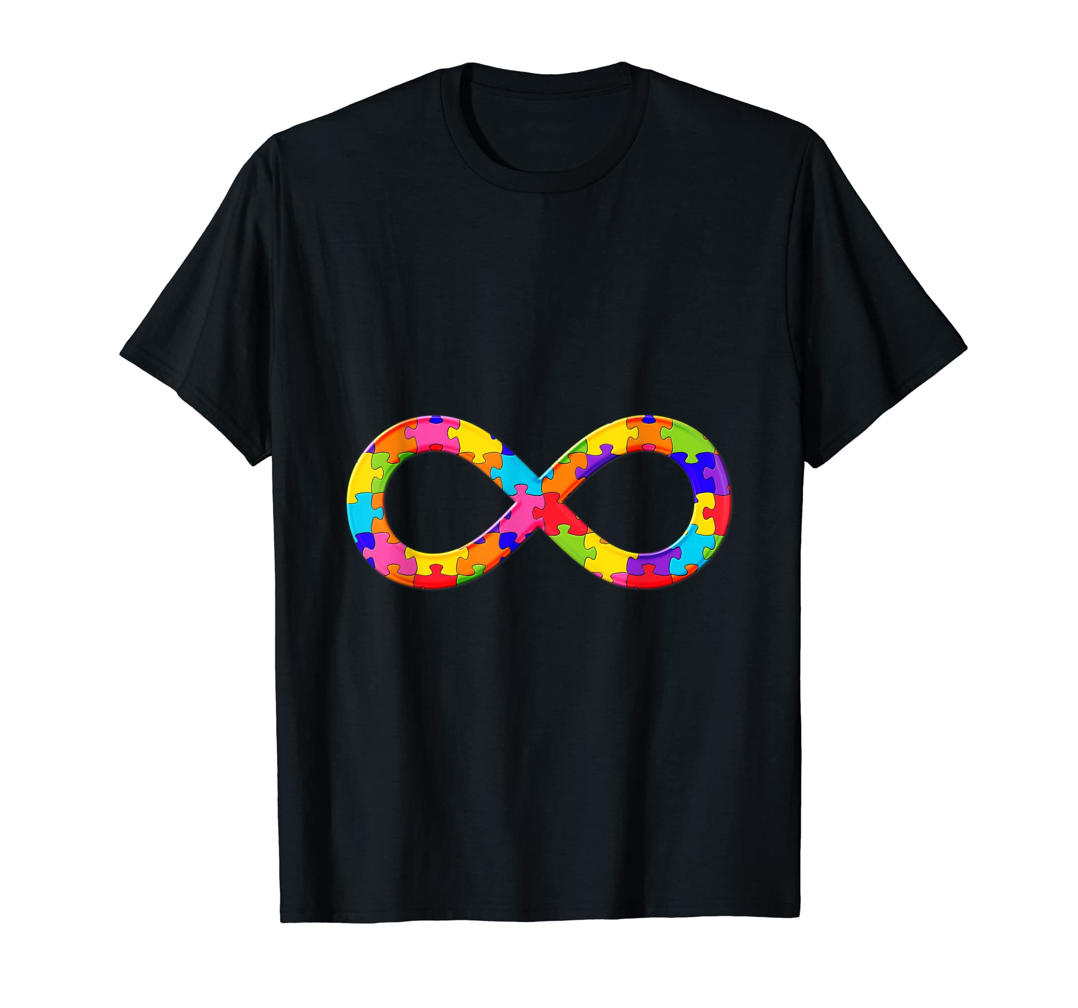 Infinity Limitless Jigsaw Autism Puzzle T-Shirt