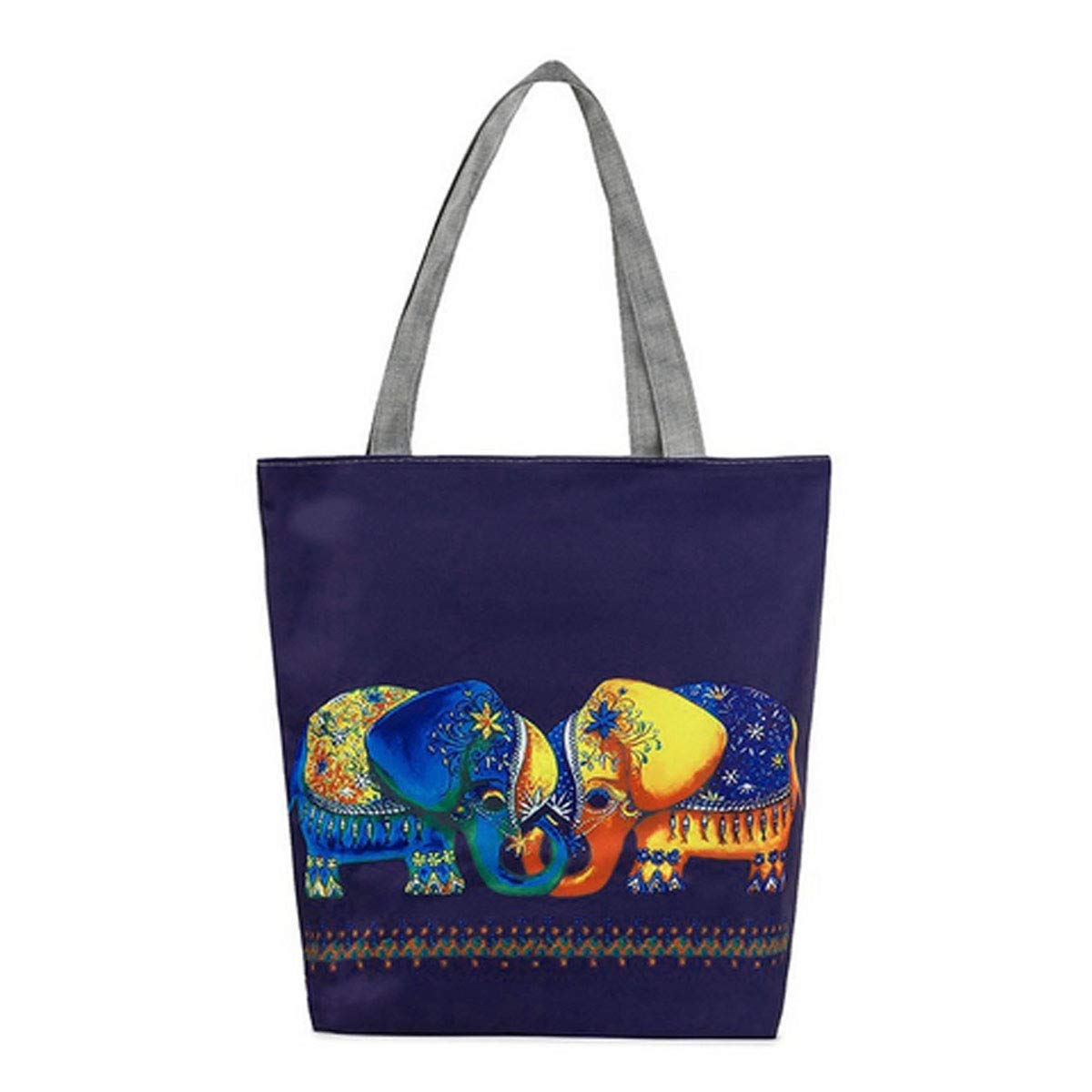 Millya Creative Waterproof Foldable Large Shopping Bag Travel Recycle Bag with Side Pocket (226b)