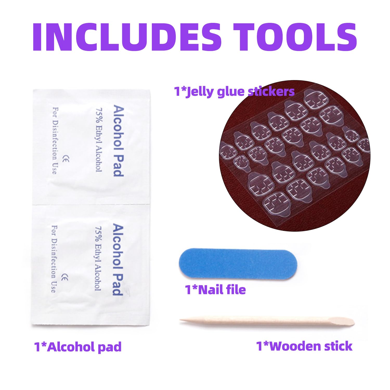 Summer Press on Nails Almond Fake Nails Colorful Glue on Nails with Design Glossy Acrylic Nails Full Cover Glossy Stick on Nails Artificial Nails for Women Girls (Pink French tip) - Image 5