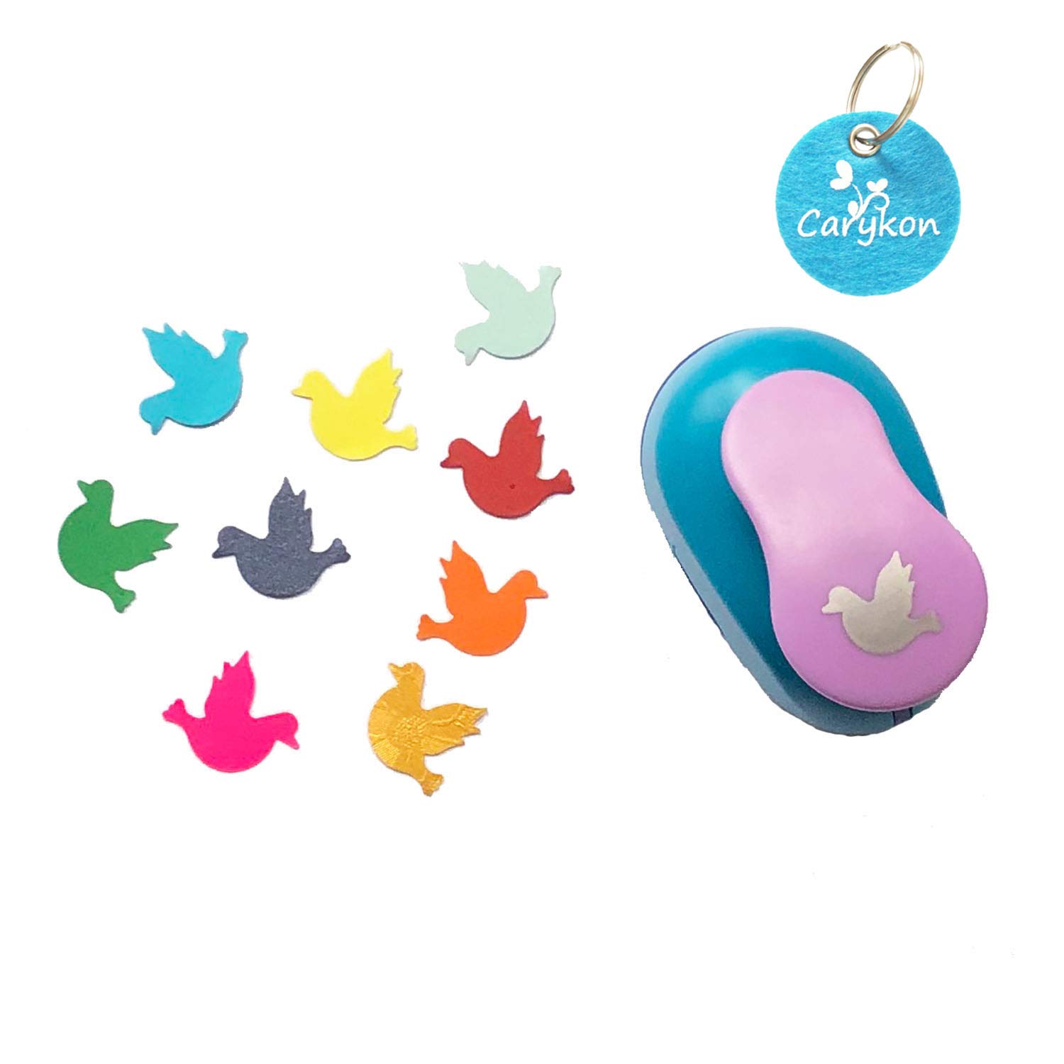 Carykon 1" Clever Lever Craft Punch - Paper Cutting Shape (Dove)