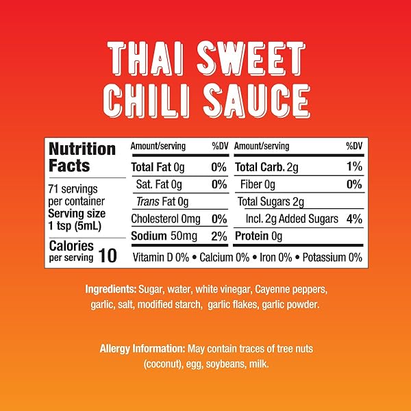 MELINDA’S THAI SWEET CHILI – SWEET AND MILD ASIAN CHILI SAUCE MADE WITH WHOLE FRESH INGREDIENTS – GOURMET HOT & DIPPING SAUCE – KETO FRIENDLY – 12OZ, 1 PACK