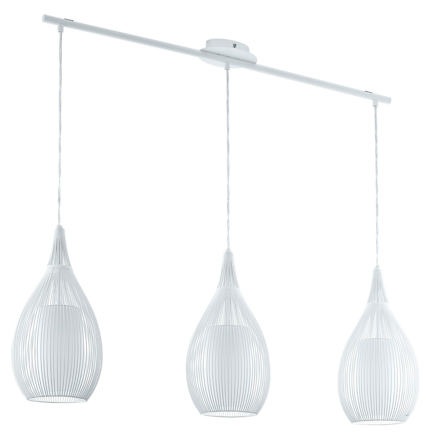 Eglo Pendant Lamp, Steel, E27, 60 W, White