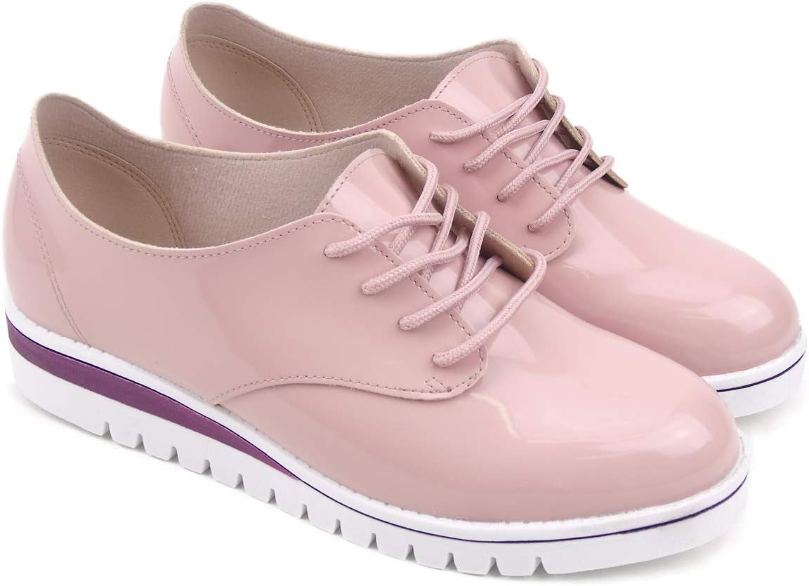 oxford beira rio verniz rosa