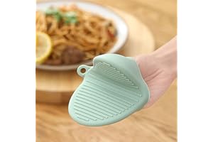 Silicone Cooking Pinch Grips Oven Mitts - Mini Finger Protectors Pot Holders for Kitchen, Baking, Cooking, BBQ - Heat Resista