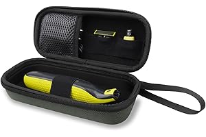 Gaocthiy Travel Case for Philips Norelco One Blade Trimmers, Portable Hard Case for One Blade Replacement Heads Acessories, QP2520, QP2630, QP6510, QP6520, QP653, Fashinable Storage Carrying Bag