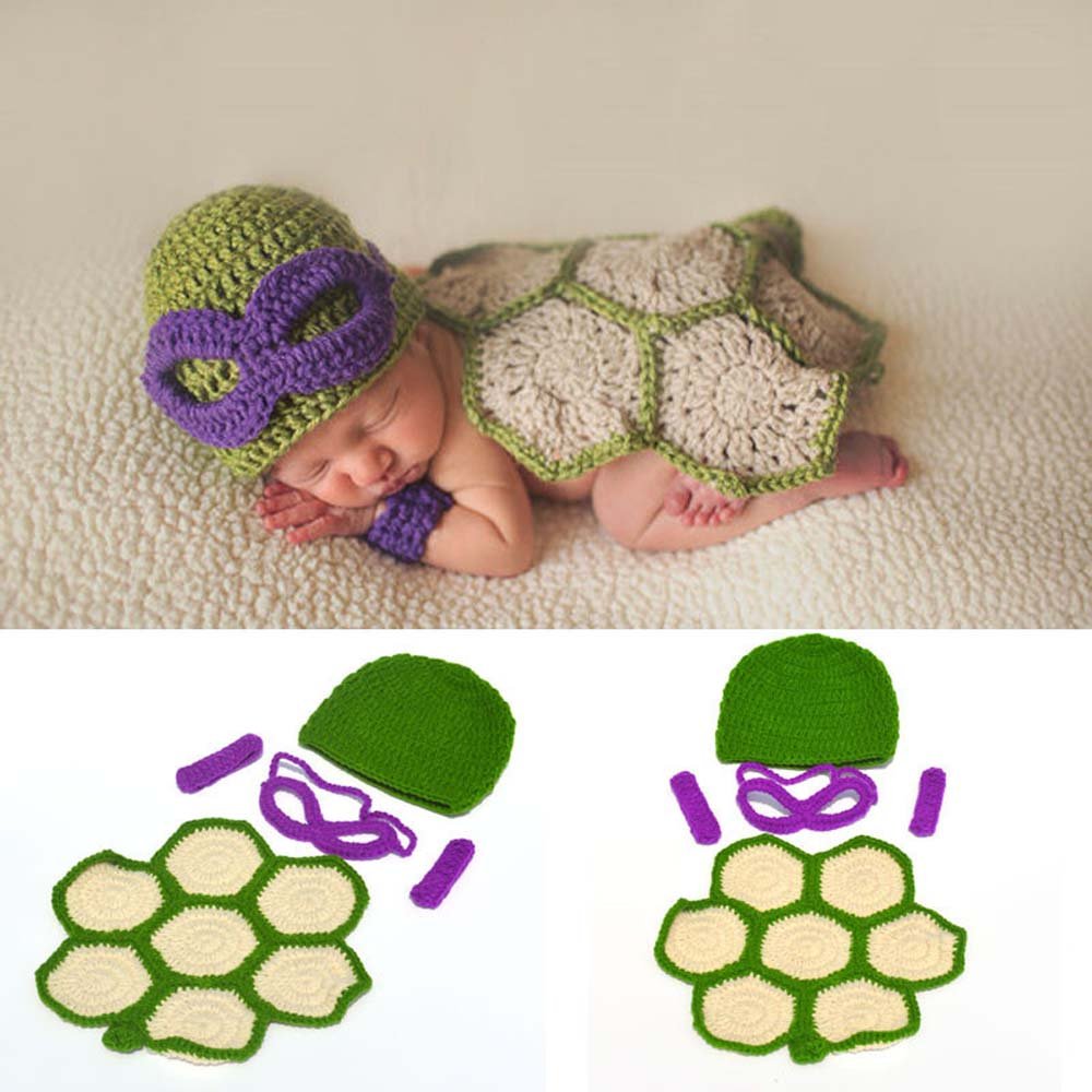 Best Newborn Knitted Ninja Turtle