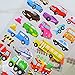 HighMount Transportation Stickers 8 Sheets with Car, Airplane, Steamship, Train, Motorcycle - PVC Transportation Stickers for Kids - 320 Stickers