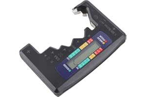 Digital Battery Capacity Tester, LCD Display Battery Analyzer with Readout for D C AA AAA N 1.5V Button Cell Carbon Zinc Rech