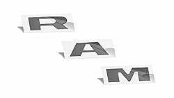 RAM Grille Emblem Overlay Decal Stickers 2025-2026